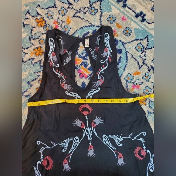 FREE People adelaide festival slip Embroidered Mini Dress. Womens small. EUC - Picture 5 of 15